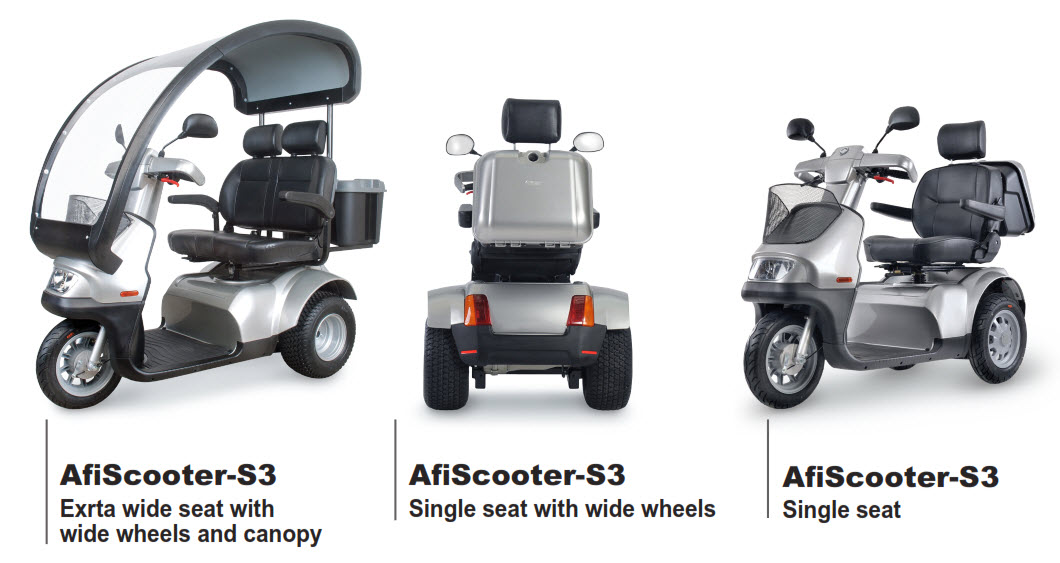 Afikim Afiscooter S3 Three Wheel Mobility Scooter Picture